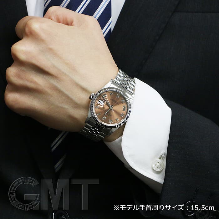 中古)ROLEX ロレックス デイトジャスト 16234 ピンクローマ（商品ID