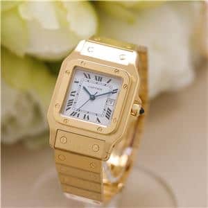 CARTIER カルティエ サントス ガルべ 29MM イエローゴールド メイン