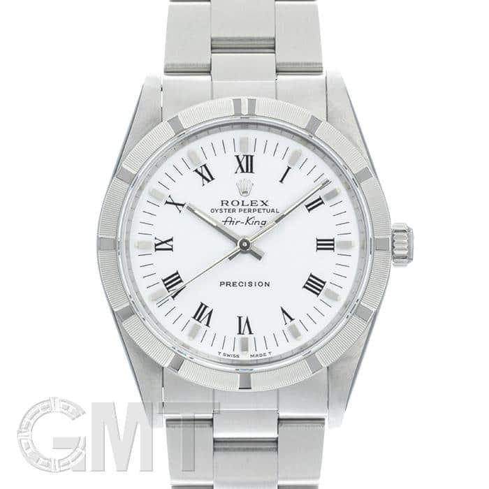 中古)ROLEX ロレックス エアキング 14010 ホワイトローマ（商品ID