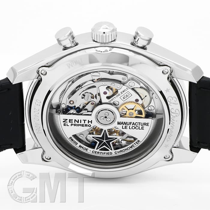 メル69060 ゼニス クロノマスター1969 オープン 03.2040.4061/69.R576 シルバー