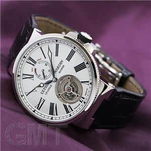ULYSSE NARDIN ユリス・ナルダン マリーン トゥールビヨン 1283-181/E0 ホワイト メイン