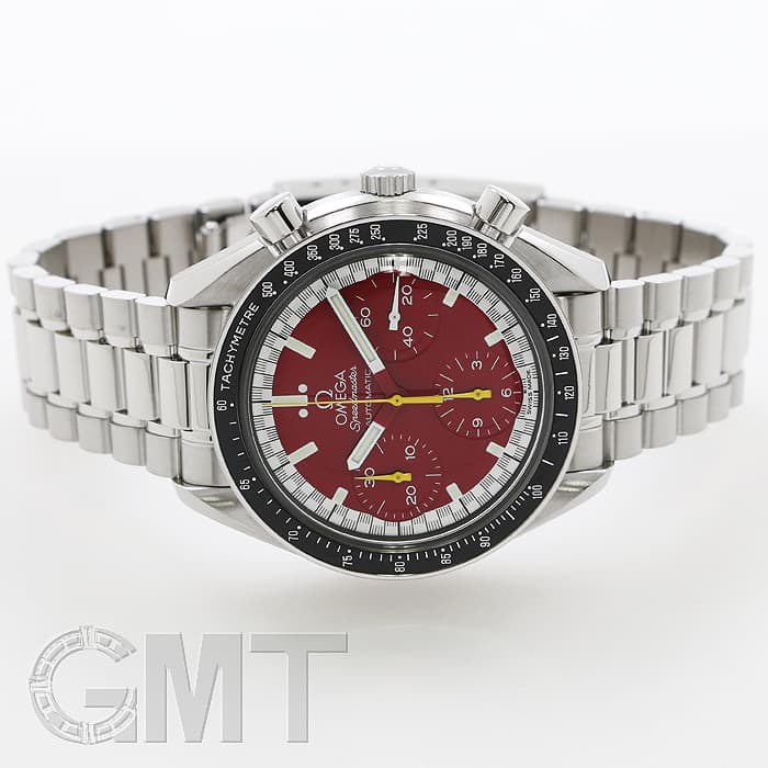 中古)OMEGA オメガ スピードマスター シューマッハ 3510.61 レッド