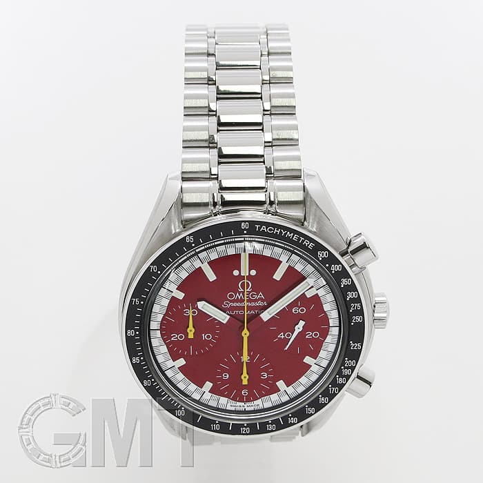 中古)OMEGA オメガ スピードマスター シューマッハ 3510.61 レッド