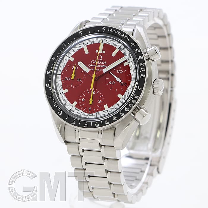 中古)OMEGA オメガ スピードマスター シューマッハ 3510.61 レッド
