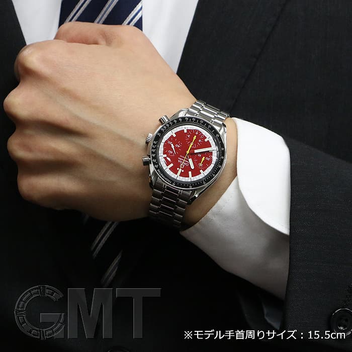 Omega Speedmaster レッドダイヤル クロノグラフ/シューマッハ Omega Speedmaster レッドダイヤル クロノグラフ/シューマッハ 時計