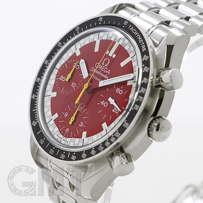 Omega Speedmaster レッドダイヤル クロノグラフ/シューマッハ Omega Speedmaster レッドダイヤル クロノグラフ/シューマッハ 時計
