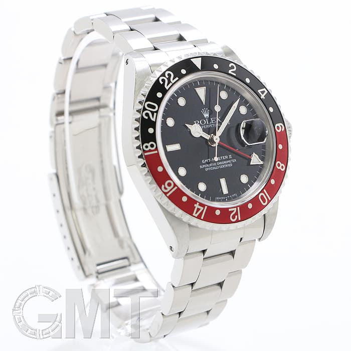 中古)ROLEX ロレックス GMTマスター II 16710 ブラック/レッド