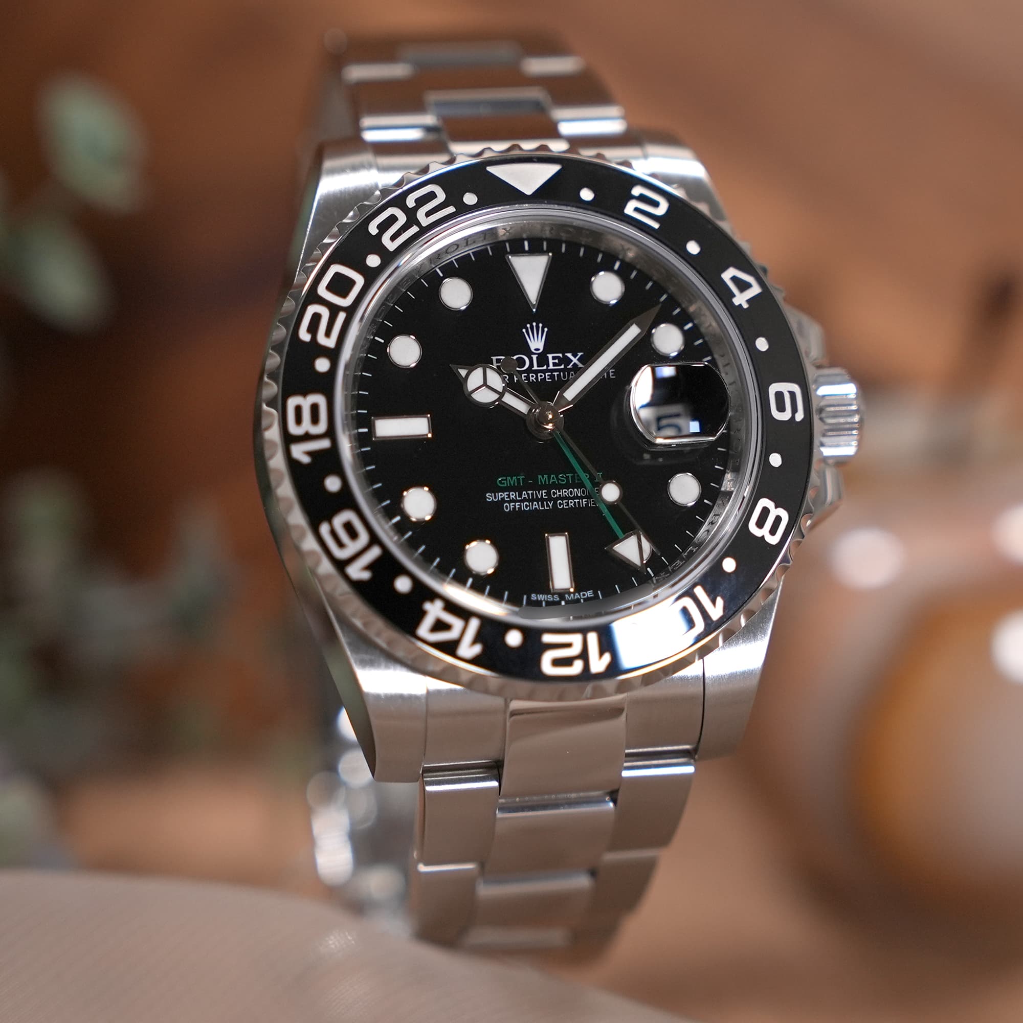 中古)ROLEX ロレックス GMTマスター II 116710LN（商品ID 