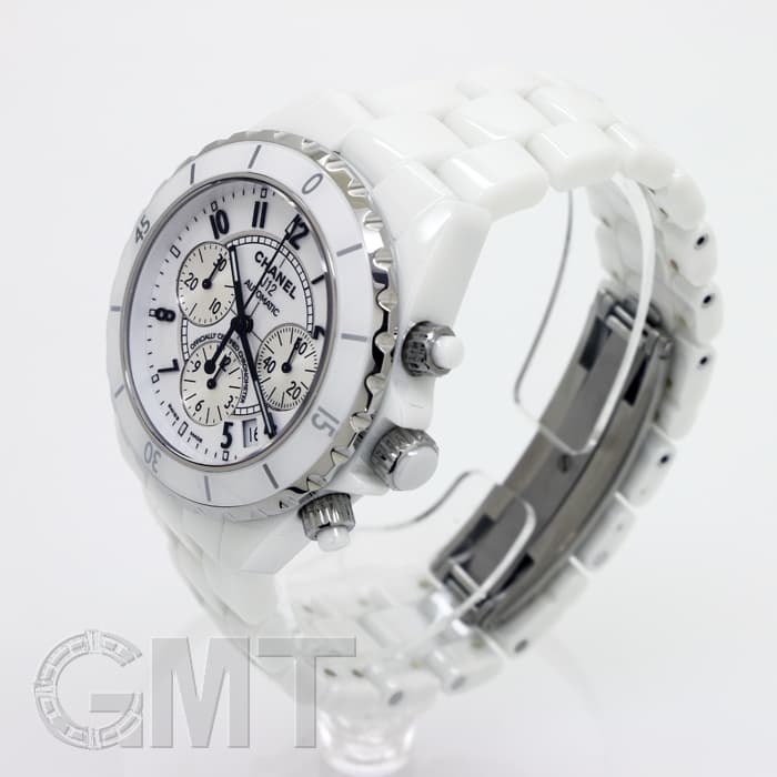 相談中の為購入禁止、シャネルJ12 H1007ホワイトセラミックメンズ 41ミリ 新品)CHANEL シャネル J12 クロノグラフ H1007 ホワイト