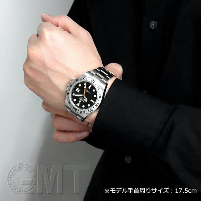 新品・未使用【ROLEX（ロレックス）レザー製のトレイ２種セット】 中古)ROLEX ロレックス エクスプローラー II 226570 ブラック（商品ID