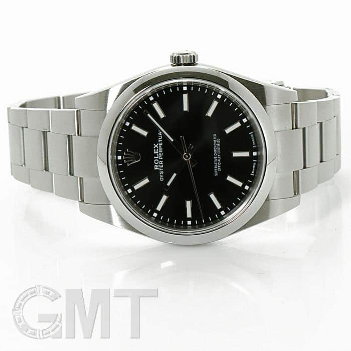 中古)ROLEX ロレックス オイスターパーペチュアル 39 114300 ブラック