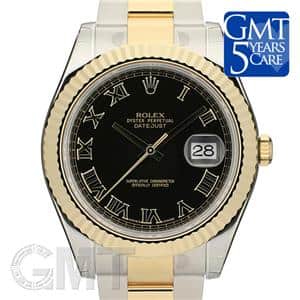 新品)ROLEX ロレックス デイトジャスト II 116333 ブラック/ゴールド
