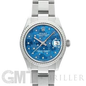 ROLEX ロレックス デイトジャスト 31 278274 アズーロブルー フローラルモチーフ オイスターブレス メイン
