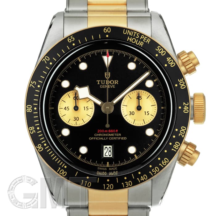 新品)TUDOR チューダー ブラックベイ クロノ ブラック S&G M79363N