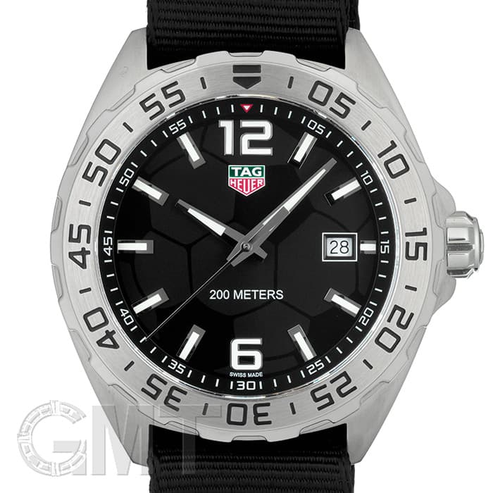 新品)TAG HEUER タグ・ホイヤー F1 WAZ1015.FC8198 ブラック ナイロン