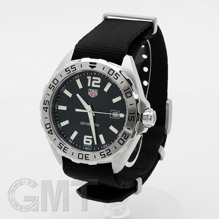 新品)TAG HEUER タグ・ホイヤー F1 WAZ1015.FC8198 ブラック ナイロン