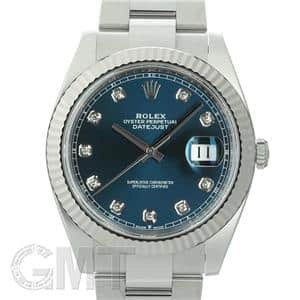 ROLEX ロレックス デイトジャスト 41 126334G ブルー 10Pダイヤ オイスターブレスレット【未使用品】 メイン