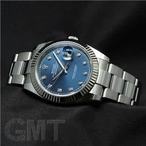 ROLEX ロレックス デイトジャスト 41 126334G ブルー 10Pダイヤ オイスターブレスレット【未使用品】 メイン