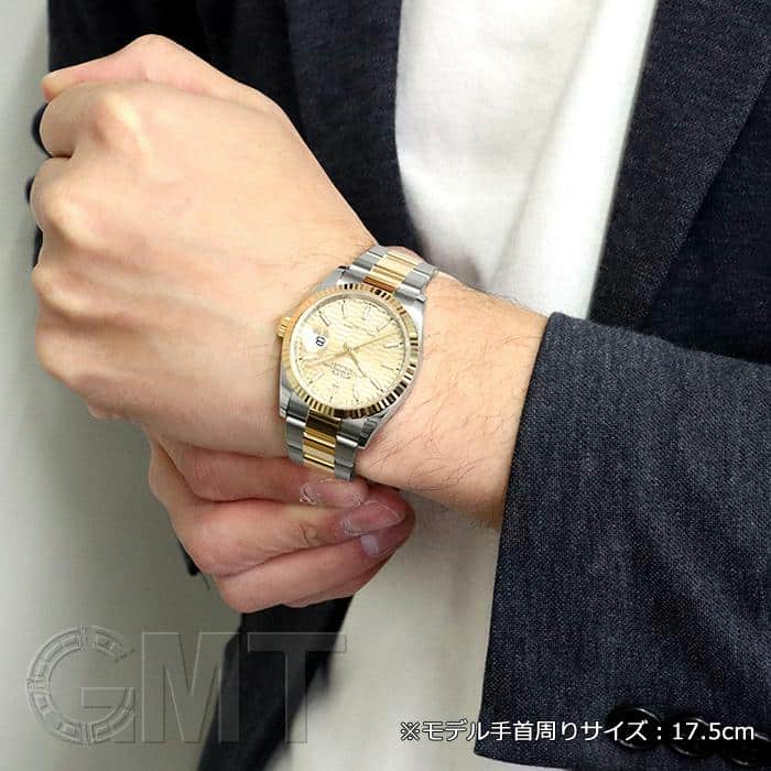 未使用)ROLEX ロレックス デイトジャスト 36 126233 シャンパン 
