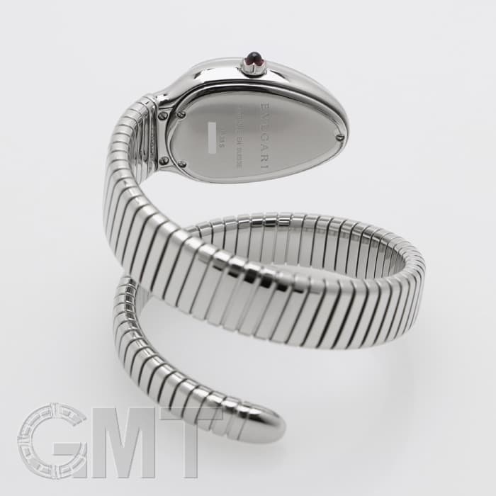 ブルガリ BVLGARI 腕時計 セルペンティ トゥボガス シングルスパイラル SP35BD1SDS.1T ダイヤベゼル パヴェダイヤ付ブラック文字盤 黒 SS クオーツアナログ 【中古】 BVLGARI - ブルガリ BVLGARI 腕時計 セルペンティ トゥボガス シングル