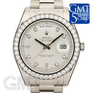 ROLEX ロレックス デイデイトII 218349A シルバー ベゼルダイヤ メイン