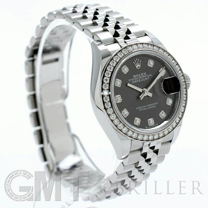 新品)ROLEX ロレックス デイトジャスト 28 279384RBR ダークグレー