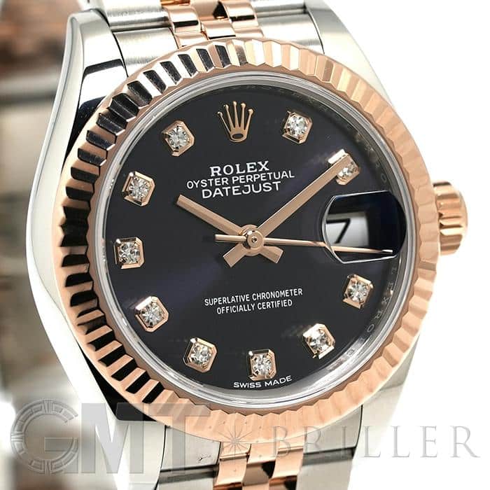 中古)ROLEX ロレックス デイトジャスト 28 279171G オーベルジーヌ