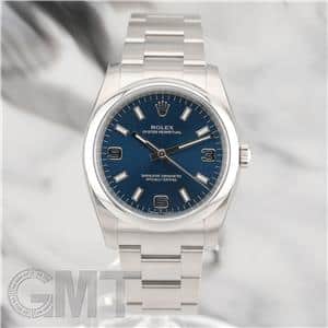 ROLEX ロレックス オイスターパーペチュアル 34mm 114200 ブルー【一部純正保護シール付き】 メイン