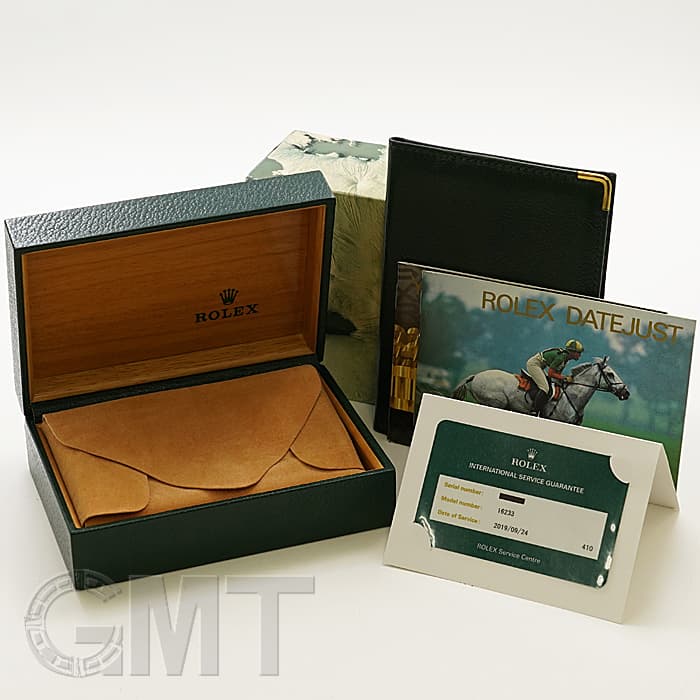 中古)ROLEX ロレックス デイトジャスト 16233 ブラック K番（商品ID