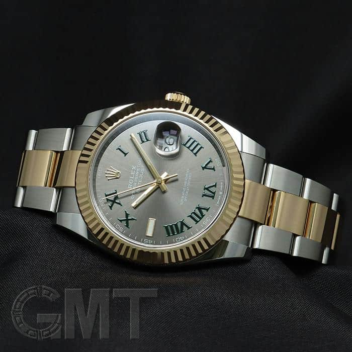 中古)ROLEX ロレックス デイトジャスト 41 126333 スレートローマ