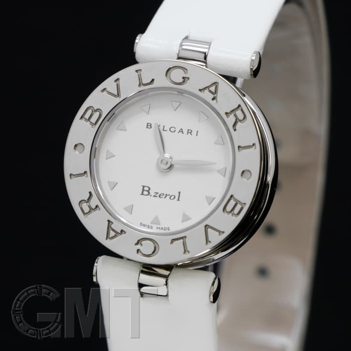BVLGARI ダイヤモンド腕時計 ホワイトレザー 新品)BVLGARI ブルガリ ビーゼロ1 クォーツ ホワイトレザーべルト