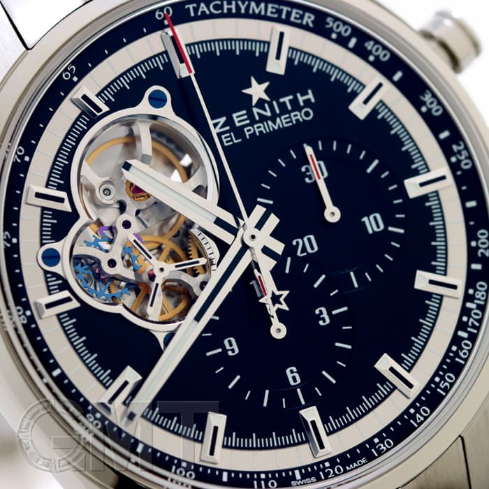 中古)ZENITH ゼニス エル・プリメロ クロノマスター オープン ブラック