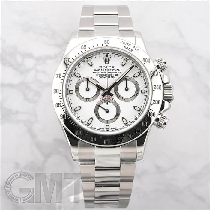 中古)ROLEX ロレックス デイトナ 116520 ホワイト 鏡面バックル（商品