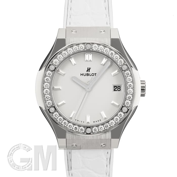 新品)HUBLOT ウブロ クラシック フュージョン ホワイトダイヤモンド