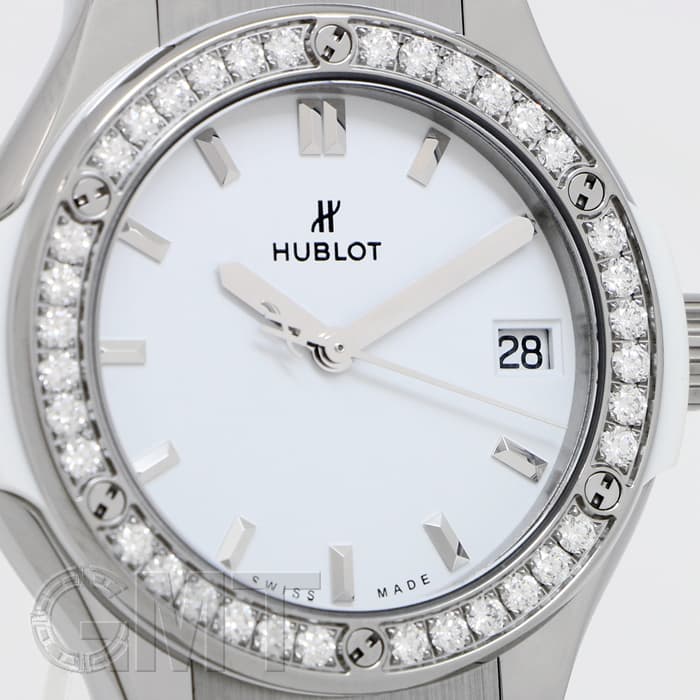 新品)HUBLOT ウブロ クラシック フュージョン ホワイトダイヤモンド