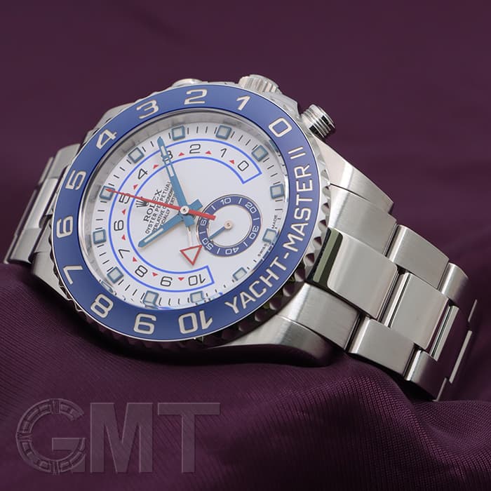 中古)ROLEX ロレックス ヨットマスター II 116680 ブルースチール針