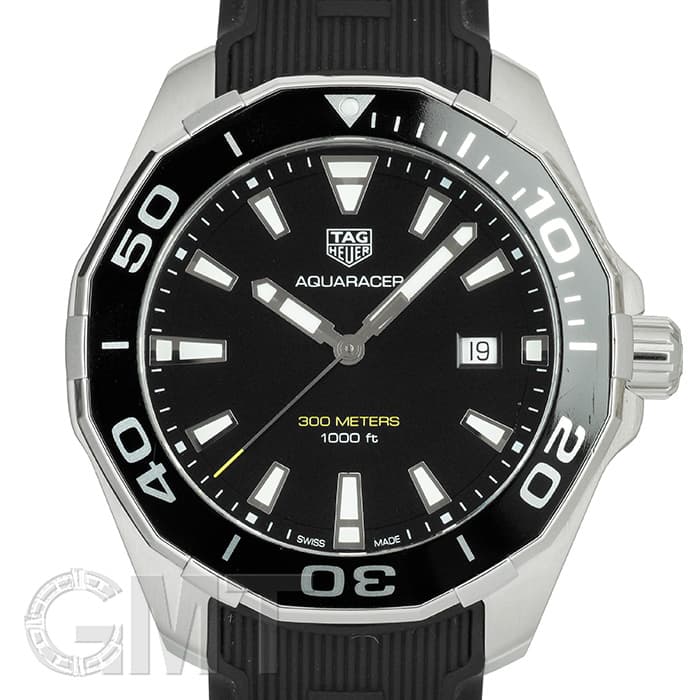 中古)TAG HEUER タグ・ホイヤー アクアレーサー ブラック 43mm WAY101A