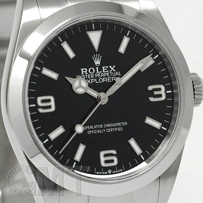 エクスプローラー自動巻き腕時計 40mm ロレックスの腕時計「エクスプローラー」23年新作、“40mm”オイスター