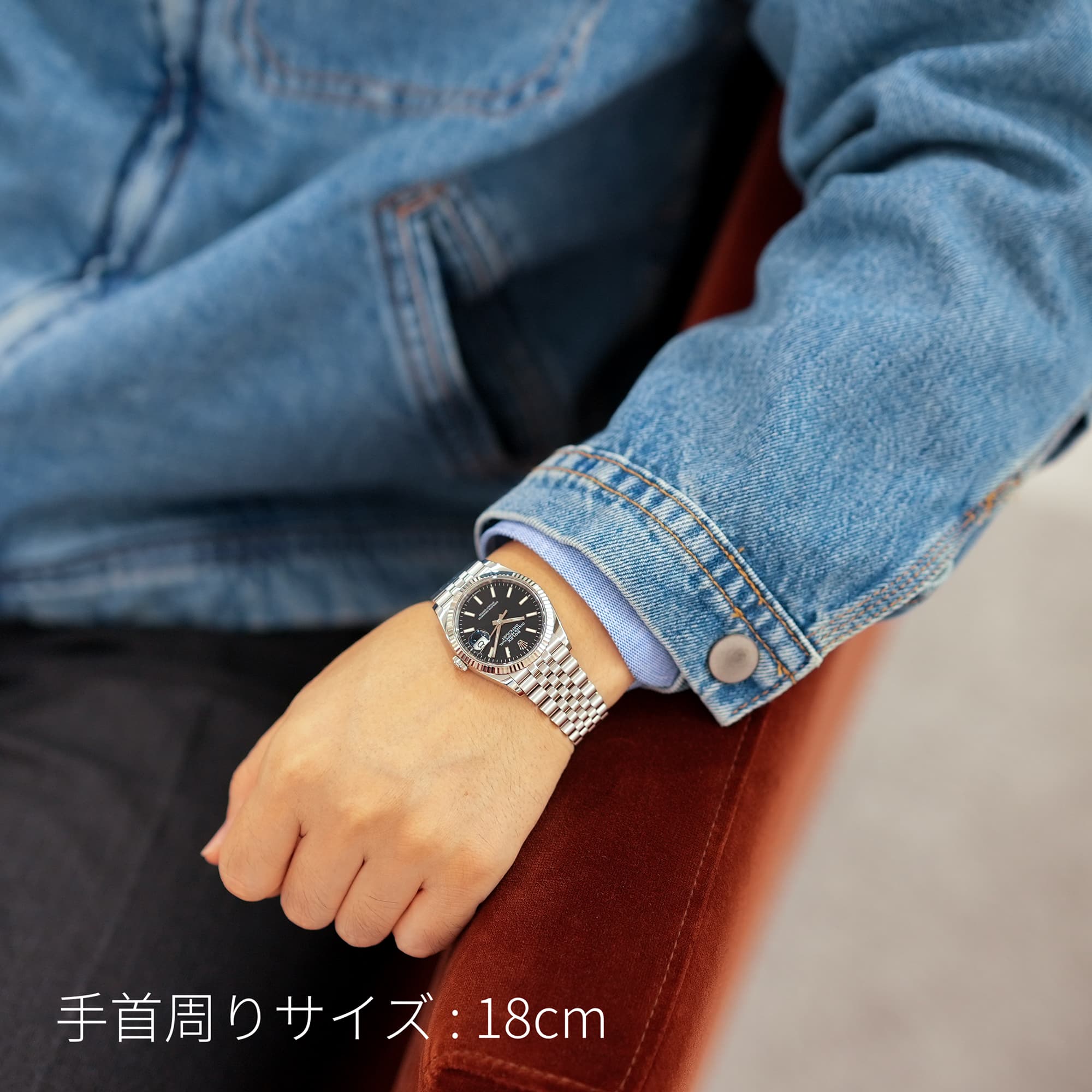 中古)ROLEX ロレックス デイトジャスト 36 126234 ブラック ジュビリー