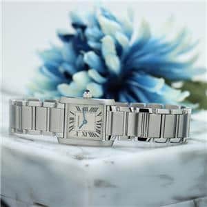 Cartier✨カルティエW51008Q3タンクフランセーズSMレディース腕時計 楽天市場】カルティエ タンク フランセーズ SM W51008Q3 CARTIER