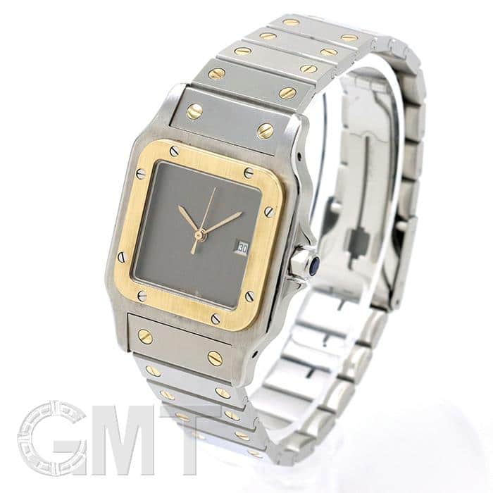 中古)CARTIER カルティエ サントス ガルベ LM オートマチック グレー