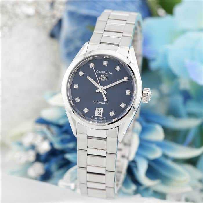 新品)TAG HEUER タグ・ホイヤー カレラ デイト 11Pダイヤ WBN2413