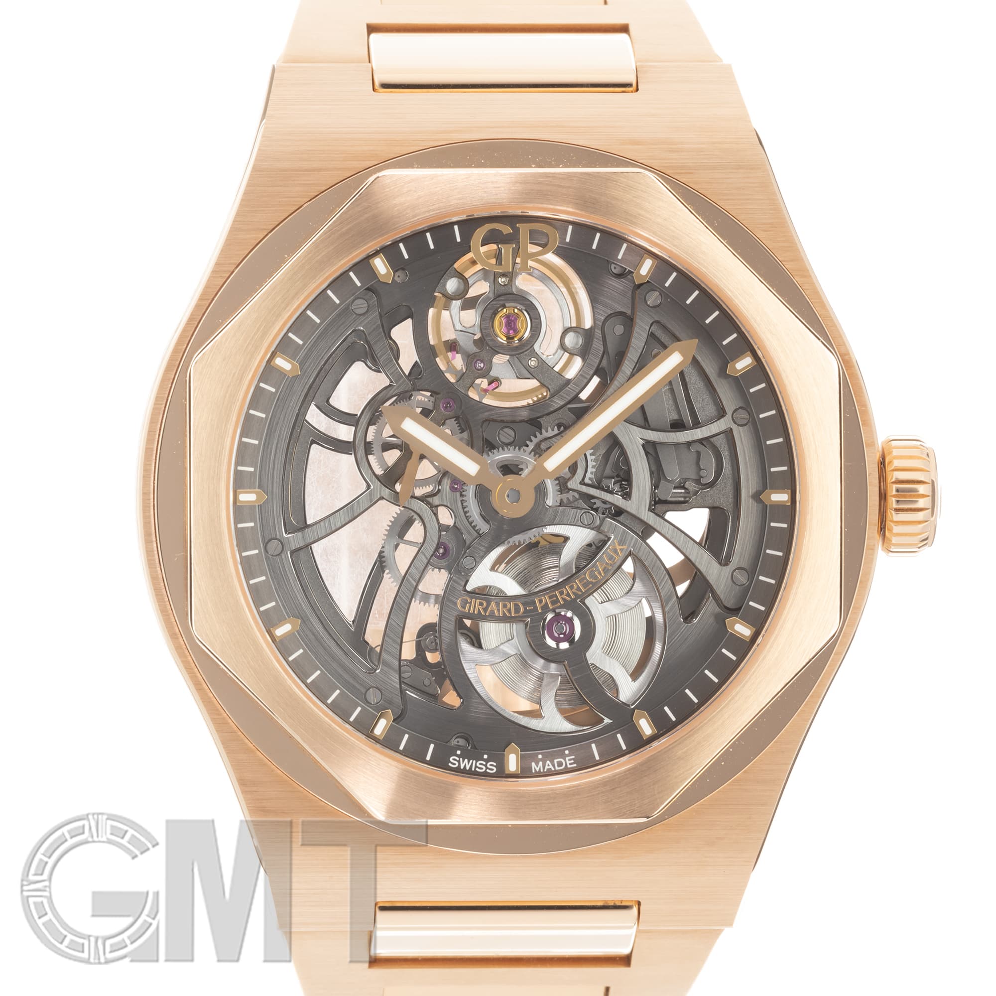 中古)GIRARD PERREGAUX ジラール・ペルゴ ロレアート スケルトン 42mm