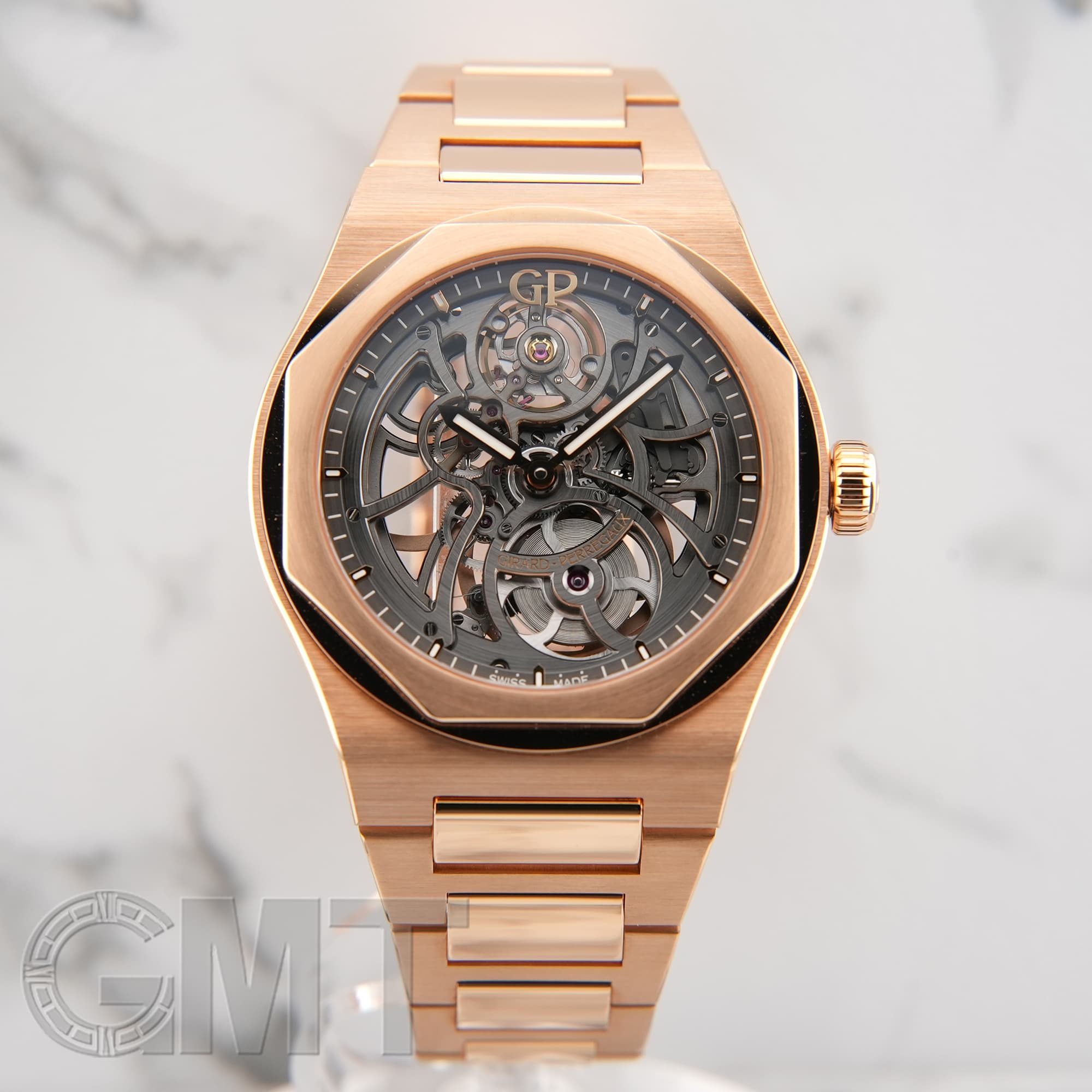 中古)GIRARD PERREGAUX ジラール・ペルゴ ロレアート スケルトン 42mm