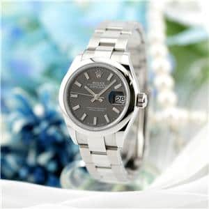 ROLEX ロレックス デイトジャスト 28 279160 ダークグレー オイスターブレスレット メイン