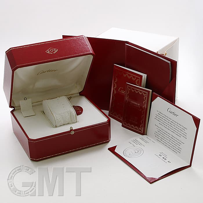 カルティエ(付属品) 中古)CARTIER カルティエ サントス ロンド W20038R3 GMT パワー