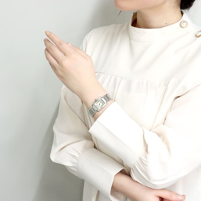 中古)CARTIER カルティエ タンク フランセーズSM W51008Q3（商品ID