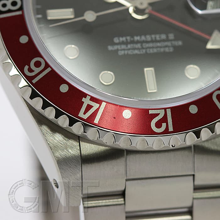 中古)ROLEX ロレックス GMTマスター II 16710 ブラック/レッド S番