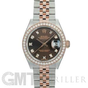 ROLEX ロレックス デイトジャスト 28 279381RBR チョコレート ジュビリーブレス 10Pダイヤ メイン