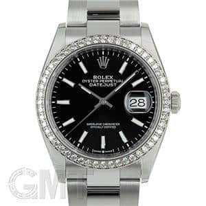 ROLEX ロレックス デイトジャスト 36 126284RBR ブラック オイスターブレスレット メイン